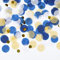 Bailinks 50g Konfetti Bunt - Glitzer Konfetti für Hochzeit Geburtstag Party, 5000 Stück Streudeko, Konfetti Papier Mix, Hochzeitskonfetti, Tischdeko für Taufe und Feierlichkeiten (Gold Blau und Weiß)