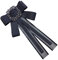 Elegante Schwarze Doppelschleife Fliegenknoten Brosche FüR Damen, Vorgebundene Schleifen Krawatte FüR Hochzeiten Und Festlichkeiten, Dekorative Accessoires