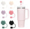 FANGCCC 6pcs Stanley Cup Straw Covers 0.4in Silicone Straw Toppers Reusable Dustproof Stanley Cup Accessories