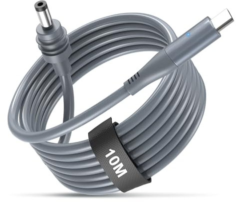 QCHMM Starlink Mini Kabel 10M USB C auf DC Netzkabel 100W Eingang USB Typ C auf DC Kabel für Power Bank 65 W + PD-Quelle