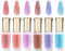 Nail Polish Sets, 6 Color Jelly Nail Varnish Set, Translucent Nude Pink Red Purple Nail Polish Kit, Quick Dry Sheer Nail Varnish Long Lasting Nail Polish Gel, No Need UV Nail Paint for DIY Nail Art