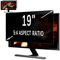 MoSuul 19 5:4 Monitor Privacy Film, Removable Desktop Anti Spy Screen Filter, Anti-Blue Light and Anti-Glare Screen Protector for 19 Monitors
