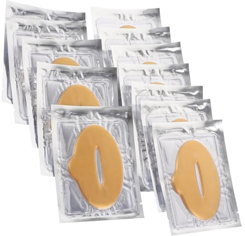 minkissy Lippenmaske Gelpads 25 Stück Feuchtigkeitsspendend Anti Trockenheit Natürliche Inhaltsstoffe Für Trockene Lippen Und Sensible Haut Geschenk Für Altersgruppen