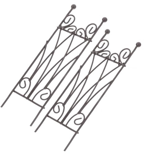 BESPORTBLE 2 Stück Topfpflanzenständer Netz Stangen Gitter Pflanzen Spalier Spaliere Unterstützt Kleines Gartenspalier Für Kletterpflanzen Eisen