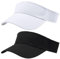 GWAWG 2 Stück Visor Cap, Sonne Hut Golf Tenniskappe Baseballmütze für Damen Herren, Schweißabsorbierende Sommerkappe mit UV-Schutz, Verstellbar für Golf, Tennis, Baseball und Outdoor