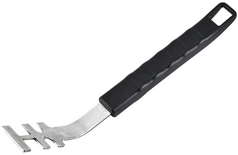 Barbecue Grill Lifter Edelstahl Hitzebeständig Grillrost Lifter Anti-Scald Ofen Netz Pull Hand Grillbesteck