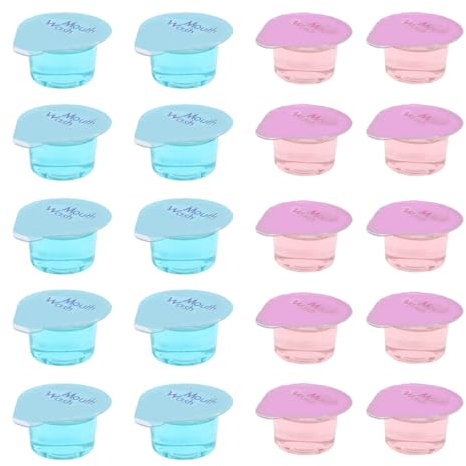 20pcs Gum Care Mundwasser Einweg tragbarer frischatemzähnen Whitening Flüssigkeit