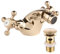 Deva TUD114/501 - Rubinetteria per bidet Tudor con finiture dorate