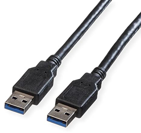 ROLINE USB 3.2 Gen 1 Kabel, Typ A-A, schwarz, 1,8 m