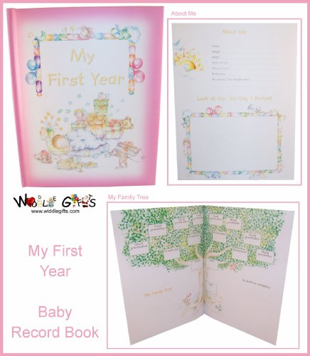 Baby Record Book - My First Year - Girl