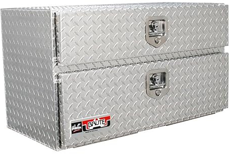 Brute 80-UB48-20TD Pro Series Contractor Under Body 48 x 20 Polished Aluminum Tool Box with Top Drawer
