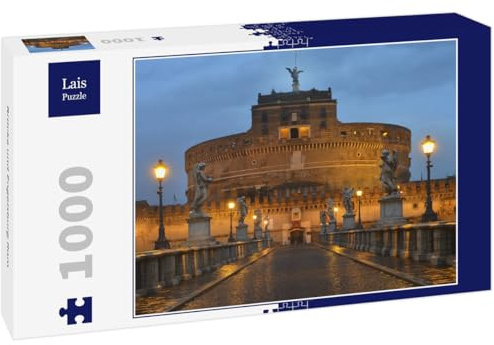Lais Puzzle Brücke und Engelsburg Rom 1000 Teile