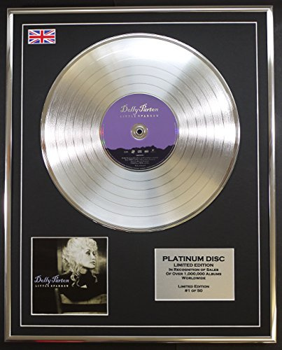 DOLLY PARTON/LTD EDITION CD PLATINUM DISC/LITTLE SPARROW