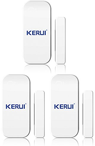 KERUI Tür und Fenster Alarmanlage mit 2 Tür Fenstersensoren und 2 Fernbedienungen Batterie Erweiterbar Sicherheit Alarmanlage Tür Einbruchschutz fur Haus Türalarm mit Fernbedienung (Sensor)