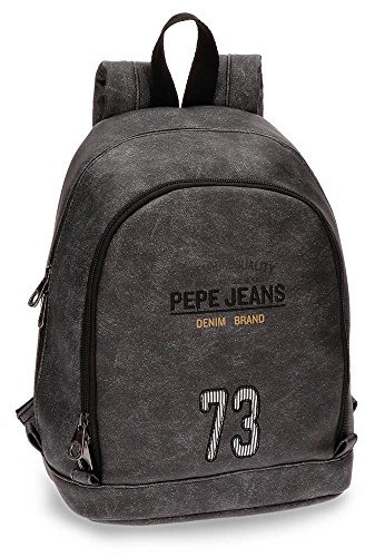 Pepe Jeans Jack Rucksack, 32 cm, 9.6 liters, Grau (Gris)