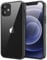 JETech Hülle für iPhone 12/12 Pro 6,1 Zoll, Nie Vergilbung Handyhülle Schutzhülle Case Cover mit Anti-kratzt Transparente und Rückseite (Schwarz)