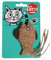 Aime - Juguete para Gato de Corcho Natural de 9 cm con Hierba de Gato, Ideal para Las Garras