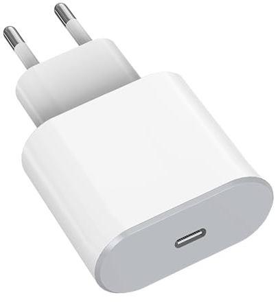 Cargador Rápido 20W Compatible con iPhone 15/15 Pro/15 Pro Max/14/14 Pro/14 Pro Max/13/13 Pro/13 Pro max/13 Mini/12/12 Pro/12 Pro Max/12 Mini/11/11 Pro/11 Pro MAX/X/XS/XS MAX/XR/SE/8