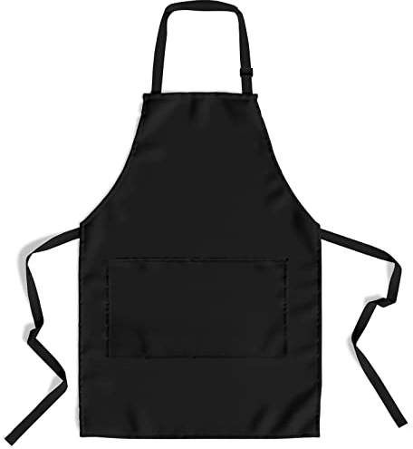 lepni.me Kochschürzen | Kochen Backen Grillen für Haus und Restaurant | Schürzen mit Doppeltasche für Damen und Herren | Küchenschürze