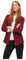 Vila Damen Viher New 3/4 Blazer/Su-noos Blazer, Winetasting,M