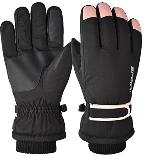 Toyosport Winter Ski Snowboard Handschuhe: Schneehandschuhe Thermo wasserdichte Handschuhe Winddichte Winterhandschuhe für Damen Herren Skifahren Walking Radfahren