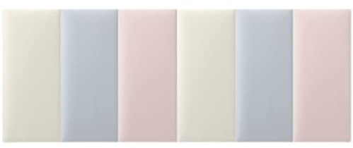 XILYZMO Wandpaneel Gepolstert, Gepolstert Wandpaneele, Wiederverwendbar Schallschutz Wandpaneele, 3D Wandpaneel Abziehen Kleben Kopfteil, Für Wand Verkleidung (Farbe : Rosa, Größe : 180x50cm)
