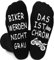 Motorrad Geschenke für Männer Geburtstag Socken mit Spruch BIKER WERDEN NICHT GRAU DAS IST CHROM Lustige Geschenk für Motorradfahrer Weihnachtsgeschenke für Männer Adventskalender Füllung Socken 43-46