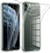 Phoona Coque pour iPhone 11 Pro avec 2 Pièces Protection Écran en Verre Trempé,Ultra Transparente Silicone en Gel TPU Souple pour iPhone 11 Pro Couqe,Antichoc Anti-Jaune Etui Bumper