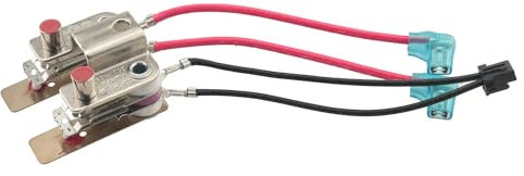ZCZQC Elektrischer Schnellkochtopf Druckschalter Drucksensor Ersatzteile Fast Power Reiskocher Kompatibel Begrenztes Thermostat mit Draht Druckschalter Bimetall Thermostat Bimetall