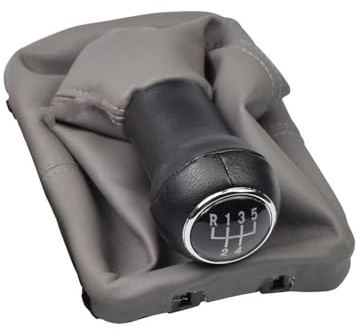 Auto-Schaltknauf Für VW Käfer 1998–2010 5-Gang-Schaltknauf Ledermanschette Schaltknauf Cover (Farbe : 3)