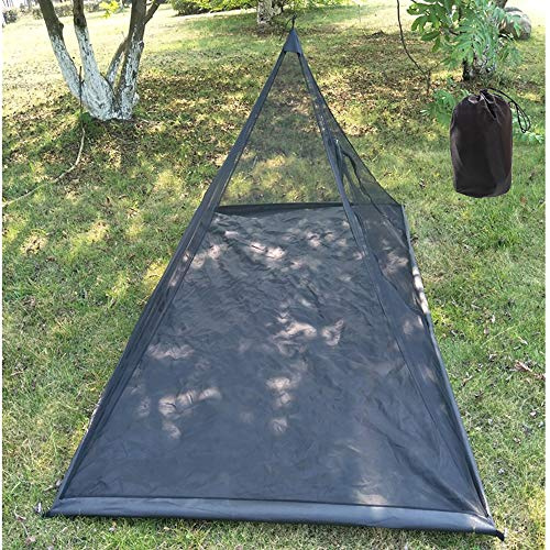 Vilemoon Moskitonetz mit Boden für Campingbett Kompakt und Ultraleicht für Reisen Outdoor Leichtes Netz für 1-2 Personen