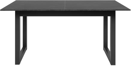 Furn.Design Esstisch ausziehbar in Schiefer dunkel grau, Küchentisch, 160 bis 200 cm, Visby