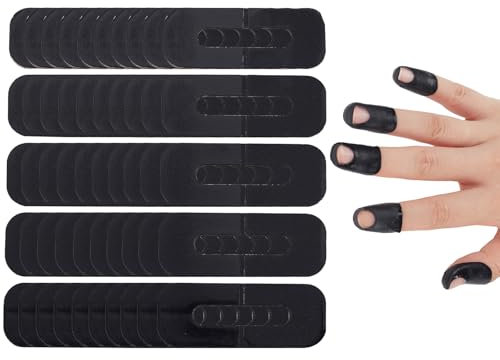 NICENEEDED 100 Pcs Nail Polish Protector for Fingers, U-Shaped Nail Stickers, Nail Protector Cover Cuticle Protector Polish Guards Nail Art Peel Off Sticker for Nail Painting