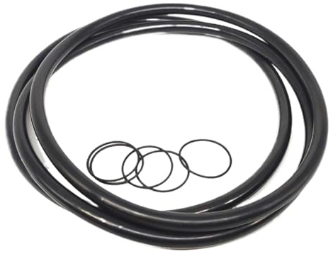 EPDM O-Ring 75mm ID, 95mm AD, 10mm Breite, Schwarze O-Ringe, Metrische Dichtung Packung mit 2