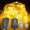 Guirlande Solaire Exterieur, 10m 100LED Lumineuse Étanche, 8 Modes Décoration pour Jardin Terrasse Cour Noël Mariage Fête, Blanc Chaud