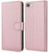 HOOMIL MagFlip Handyhülle für iPhone 8 Hülle, iPhone 7 Hülle, iPhone SE 2022 Hülle und iPhone SE 2020 Hülle, Premium Leder Tasche Klappbar Case Schutzhülle - Roségold