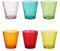 Pasabahce Set 6 bicchieri colorati City Pop vetro