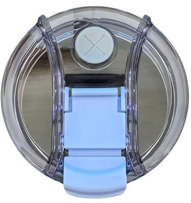 Tapa de repuesto para Stanley Quencher, tapas de vaso de viaje antiderrames, tapas de vaso de repuesto de 40 onzas, tapas de plástico sin fugas, tapas de vaso para taza Stanley (azul)