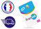 Carte Fransat Officielle Neuve - Satellite EUTELSAT 5 West B - Durée 4 Ans