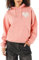 Sweat à Capuche Wicker Heart Rose Corail M