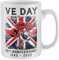 Purple Print House Union Jack Poppies Mug For VE Day Celebrations Victory in Europe 80th Anniversary Tea Coffee Cup