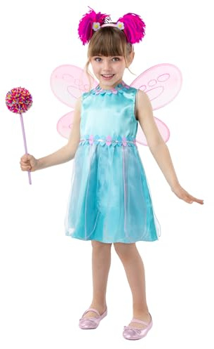Funidelia Abby-Cadabby-Kostüm - Sesamstraße für Mädchen, Offizielle Lizenz, Sesamstraße & Die Muppet-Show, Film und Serien - Verkleidung für Kinder für Partys, Karneval und Halloween