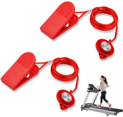 Interruptor Cinta de Correr, 2 Llaves De Seguridad Magnéticas Para Cinta De Correr, Accesorios Universales Para Cinta De Correr, Repuesto Para La Mayoría De Máquinas De Correr