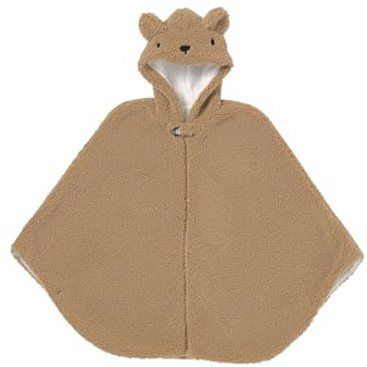VERTBAUDET Reiseponcho, anpassbar auf Autositz & Babytrage beige TU
