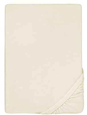 biberna Frottee-Stretch-Spannbetttuch 0012344 Natur 1x 140x200 cm - 160x200 cm