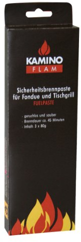 Kamino-Flam 388804 Sicherheitsbrennpaste, 3 x 80 g Becher