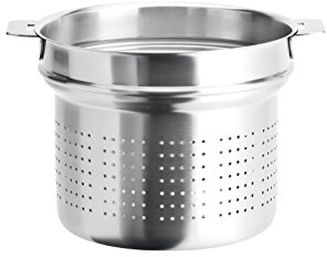 Cristel - ECP22QL- Elément cuit-pâtes inox 22 cm sans poignée amovible - Collection Strate