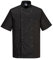 Portwest C733 Moderne Leichte Cumbria Kurzarm Kochjacke Schwarz, XL