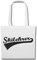 Reifen-Markt Tasche Umhängetasche SKILEHRER - SKI SPRINGEN - ALPIN SKI - LANGLAUF - ABFAHRT Einkaufstasche Schulbeutel Turnbeutel in Weiß