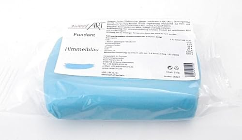 Rollfondant sweetArt 250 g Hellblau